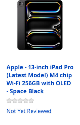 MacBook Air 13.3" Laptop - Apple M1 chip - 8GB Memory - 256GB SSD - Space Gray Dedededed 14393 Read reviews 